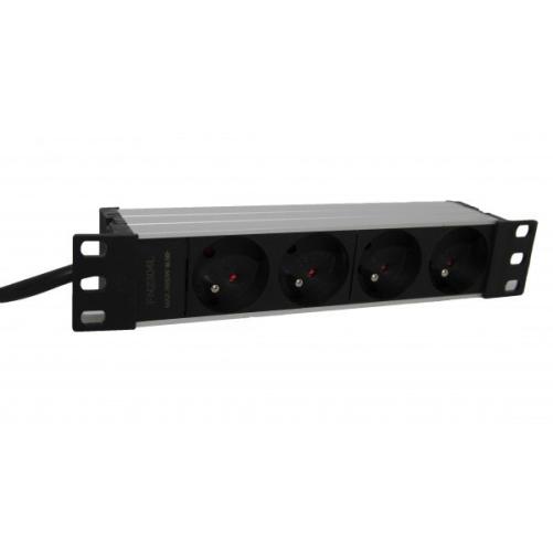 UPTEC Multiprise 10" 4 prises 1U - Multiprise