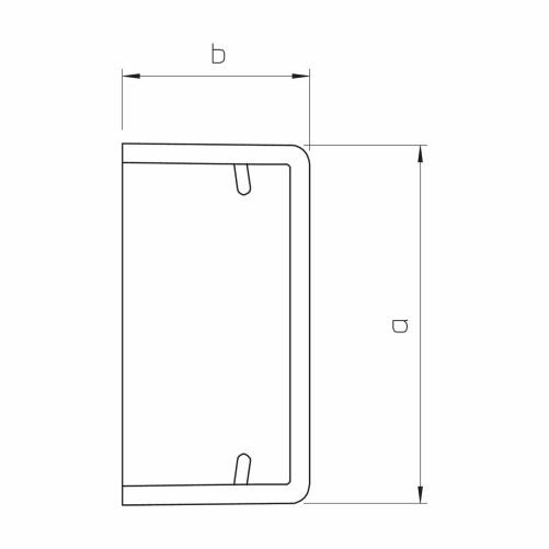 Embouts moulure 100x130 blanc x1 - Moulure et goulotte