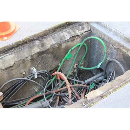 Gaine verte telecom pour protect - Gaine électrique et télécom, lubrifiant de chantier