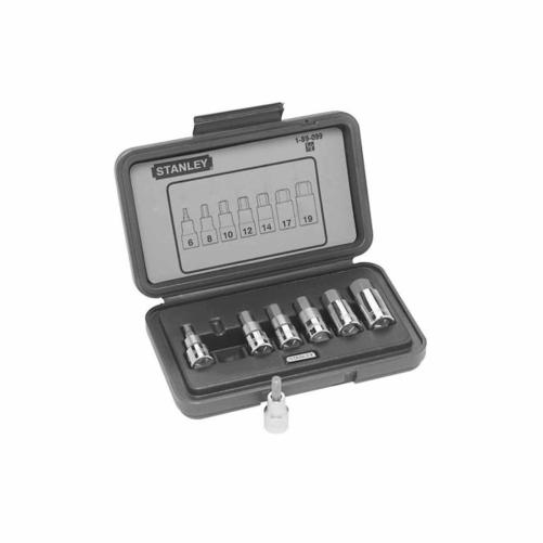 Coffret à douilles 6 pans 1/2" - - Cliquet et douille
