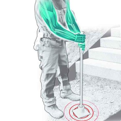 Outil à damer Nanovib - Outillage BTP