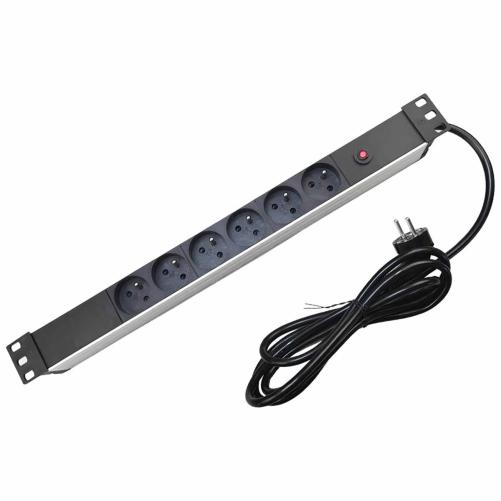 PDU 19" 1U multiprises 6 prises  - PDU