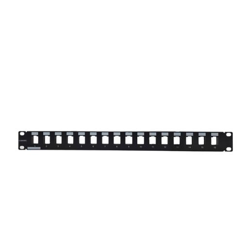 CORNING 3M Panneau 16 ports 1U a - Panneau de brassage nu
