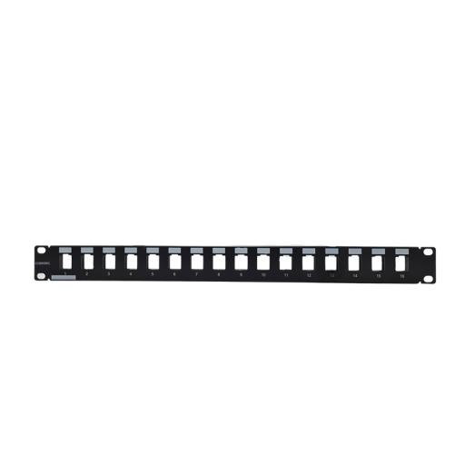 CORNING 3M Panneau 16 ports 1U a - Panneau de brassage nu