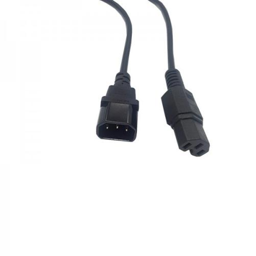 Rallonge C14/C15 - 2m - noir - Multiprise et cordon secteur