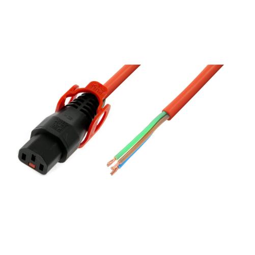 IEC LOCK Cordon secteur dénudé v - Multiprise et cordon secteur