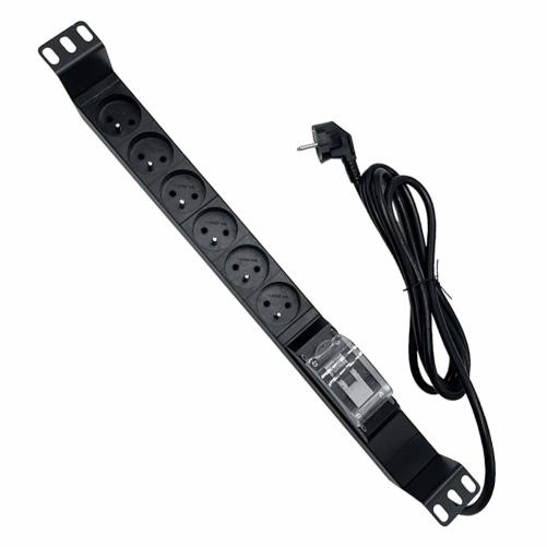PDU 19" 1U multiprises 6 prises  - PDU