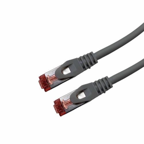 Cordon RJ45 CAT6A SSTP LSZH gris - Cordon RJ45 CAT6A