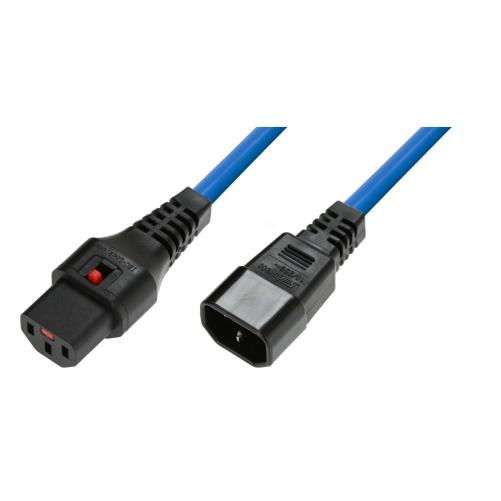 IEC LOCK Rallonge secteur C13/C1 - Multiprise et cordon secteur