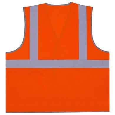 Gilet haute visibilité orange Cl - Vêtement haute visibilité