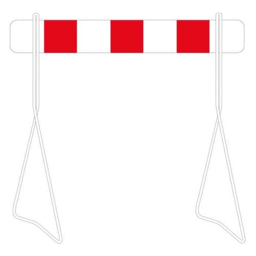 Panneau temporaire double face - Panneau de chantier