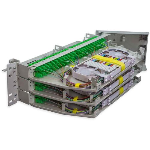 Tiroir 19" pivotant modulaire 3U - Tiroir optique 19" pivotant