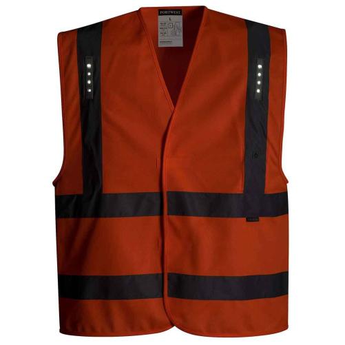 Gilet haute visibilité à LED ora - Vêtement haute visibilité
