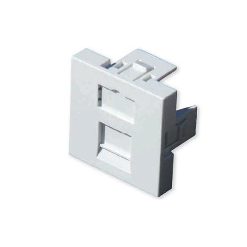 HSD Plastron droit 45x45 - 1 por - Prise RJ45