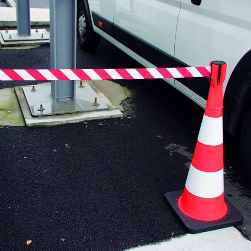 Dérouleur de sangle pour cône de - Balisage de chantier