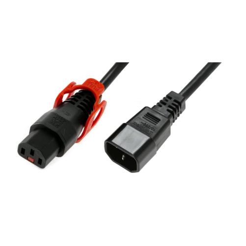 IEC LOCK - Rallonge secteur C13/ - Multiprise et cordon secteur