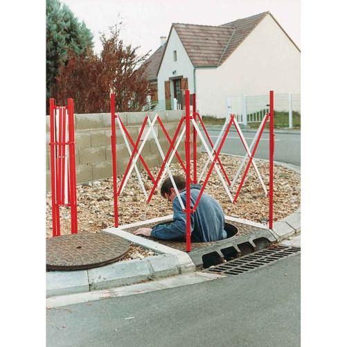 Garde fou acier 1x1m pour chambr - Balisage de chantier