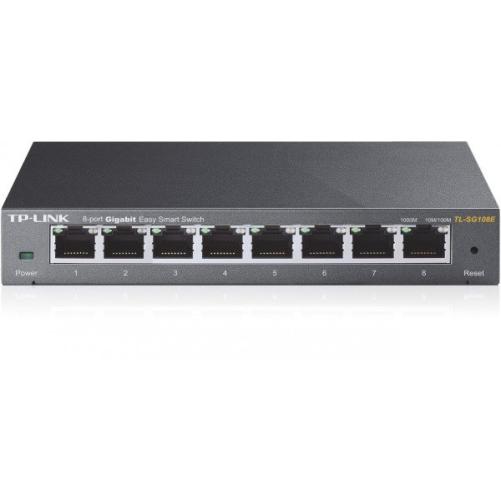 TP-LINK - Switch EasySmart 8 por - Switch Ethernet