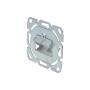 Plastron RJ45 80x80mm sortie 45° - Prise RJ45