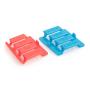 Plastron incliné 45x45mm 2 ports - Prise RJ45