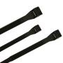 Collier noir PA12 130x9mm - Collier, pontet et embase