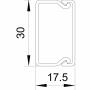 Couvre-joint moulure 15x30mm bla - Moulure et goulotte