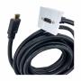 Plastron 45x45 HDMI 2.0 FM Coudé - Prise RJ45