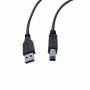 Cordon USB 3, 0 ALgB M/M Lg noir - Cordon USB