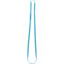 Anneau sangle polyester bleu Lg  - Mousqueton et connecteur