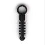Pontet cheville rond noir TED -  - Collier, pontet et embase