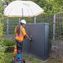 Tente de chantier fibre optique  - Tente de chantier