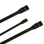 Collier noir double fermeture PA - Collier, pontet et embase