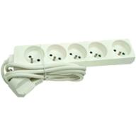 Bloc 5 prises 10/16A + T Cable 3G1mm² - Longueur 1,50m