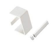 Bouchon terminal pour moulure 25x17 - Lot de 10