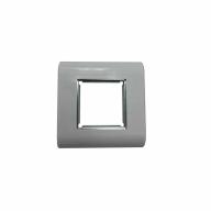 Enjoliveur + grille pour plastron RJ45 45 x 45 UPTEC