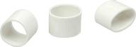 Bague PLIO Markers Ø6mm Lg 10mm blanc /Qté 100