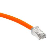 LEVITON - Cordon Cat6a S/FTP LSZH - Orange - 1m